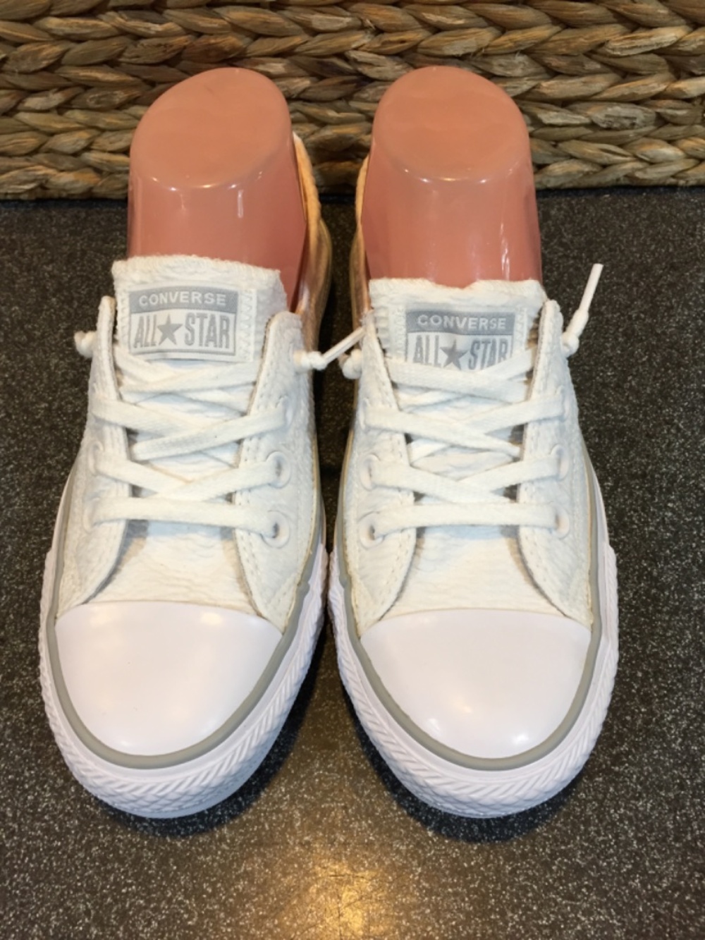 Converse White Low-Top Slip-On Sneakers